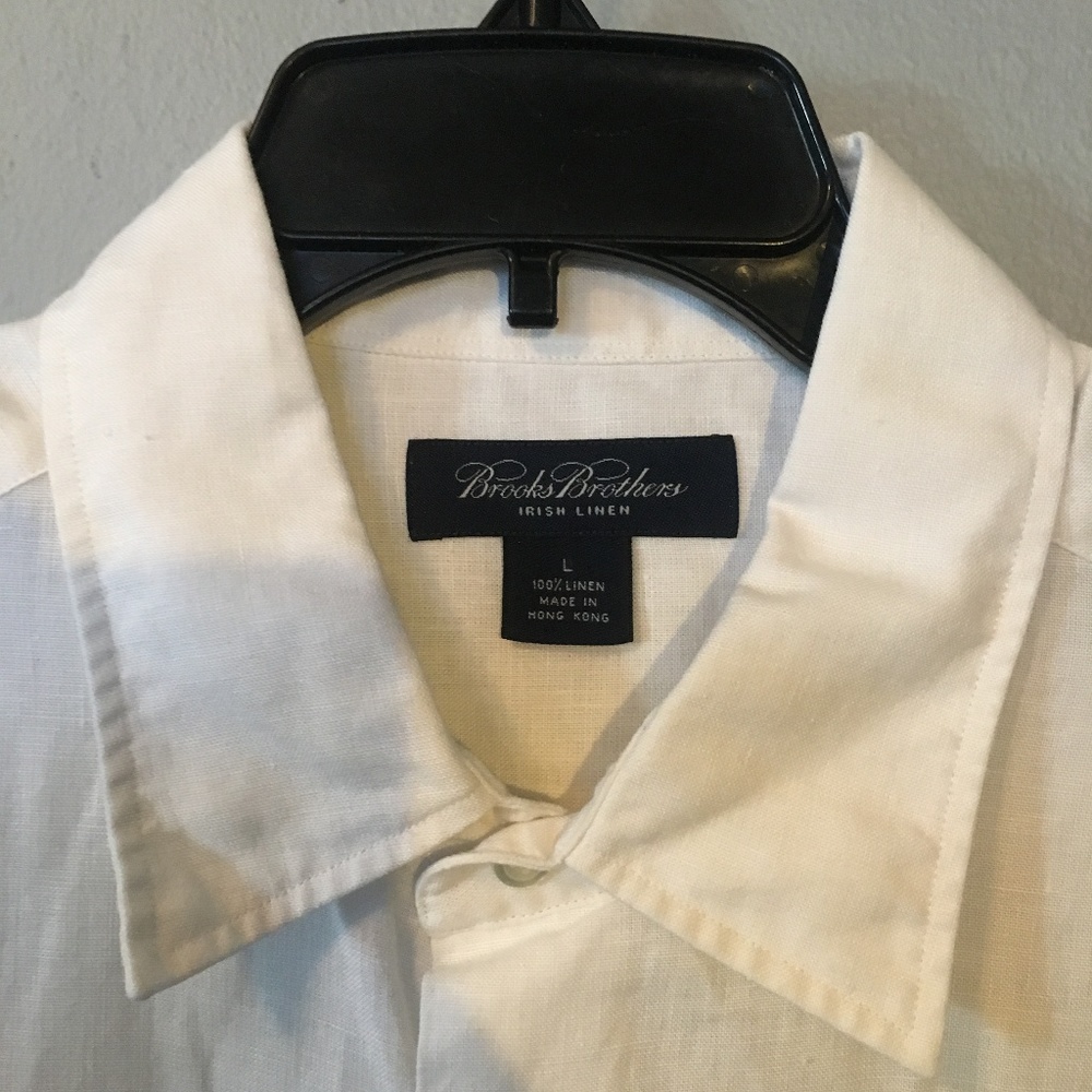 Men's BROOKS BROTHERS Irish Linen Long Sleeve